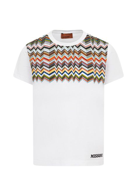 T-shirt con stampa MISSONI KIDS | MY8Q11 Z3672100MC